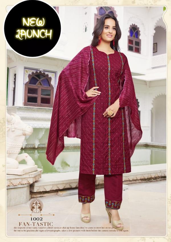 Trendy Shenaz 1002 Silk designer Exclusive Kurti Collection